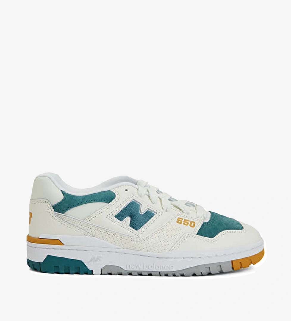 550 Beyaz Erkek Deri Sneaker - Görsel 1