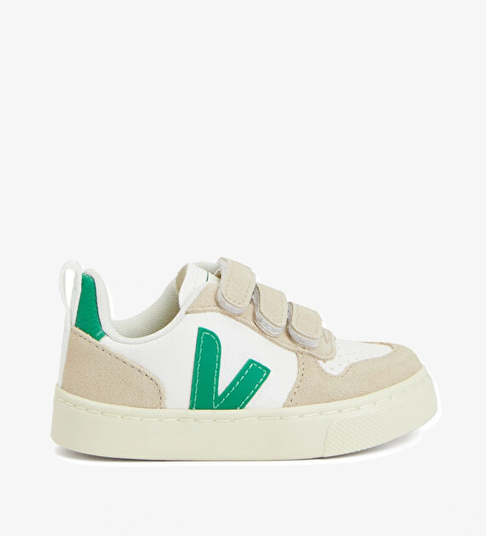 Veja Small V-10 Chromefree Beyaz Çocuk Deri Sneaker model görseli