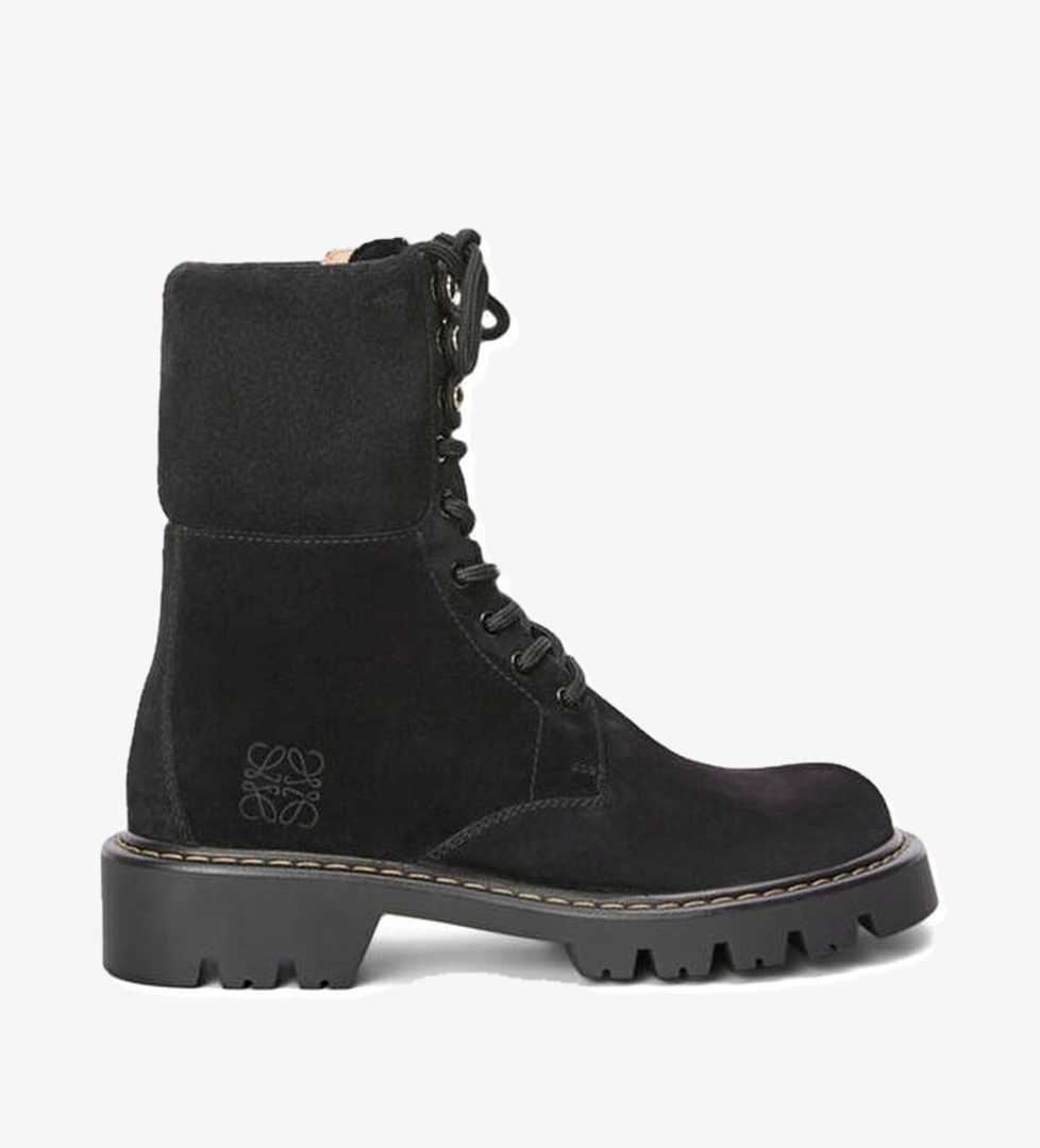 Sierra Siyah Kadın Süet Bot - Görsel 1