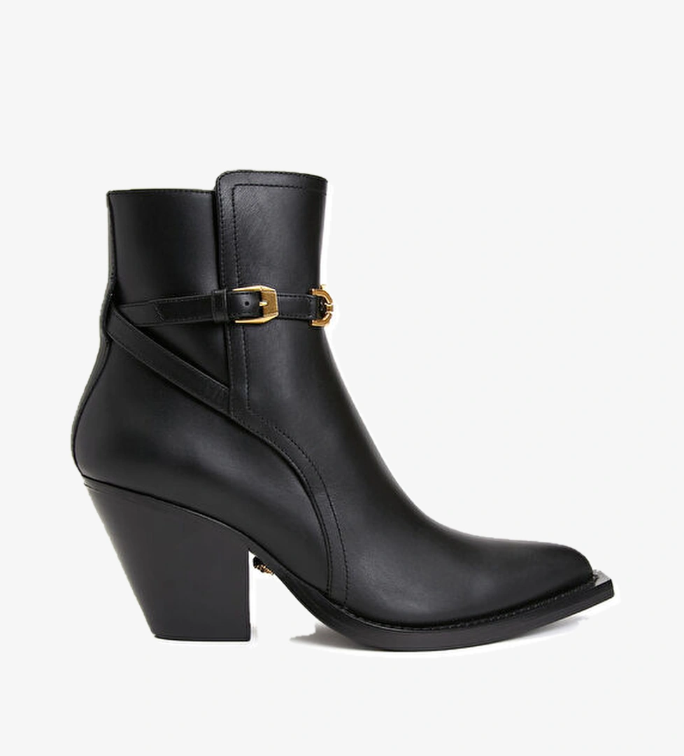 Versace Medusa 95 Siyah Kadın Deri Bot model görseli