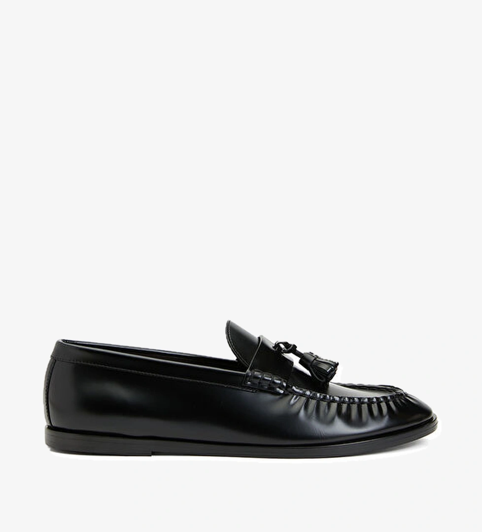 The Row Siyah Kadın Deri Loafer model görseli