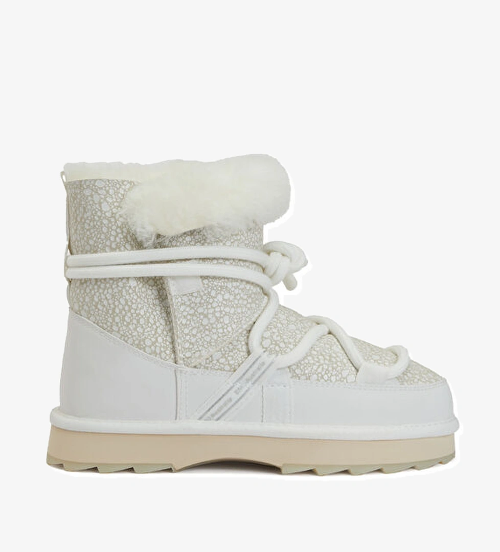 Emu Waddi Beyaz Kadın Deri Bot model görseli