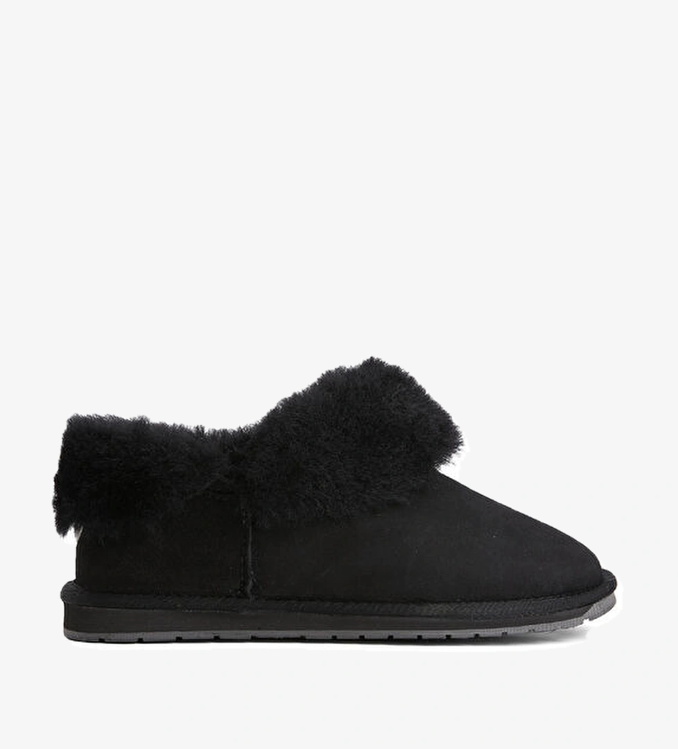 Emu Platinum Mintaro Siyah Kadın Shearling Bot model görseli