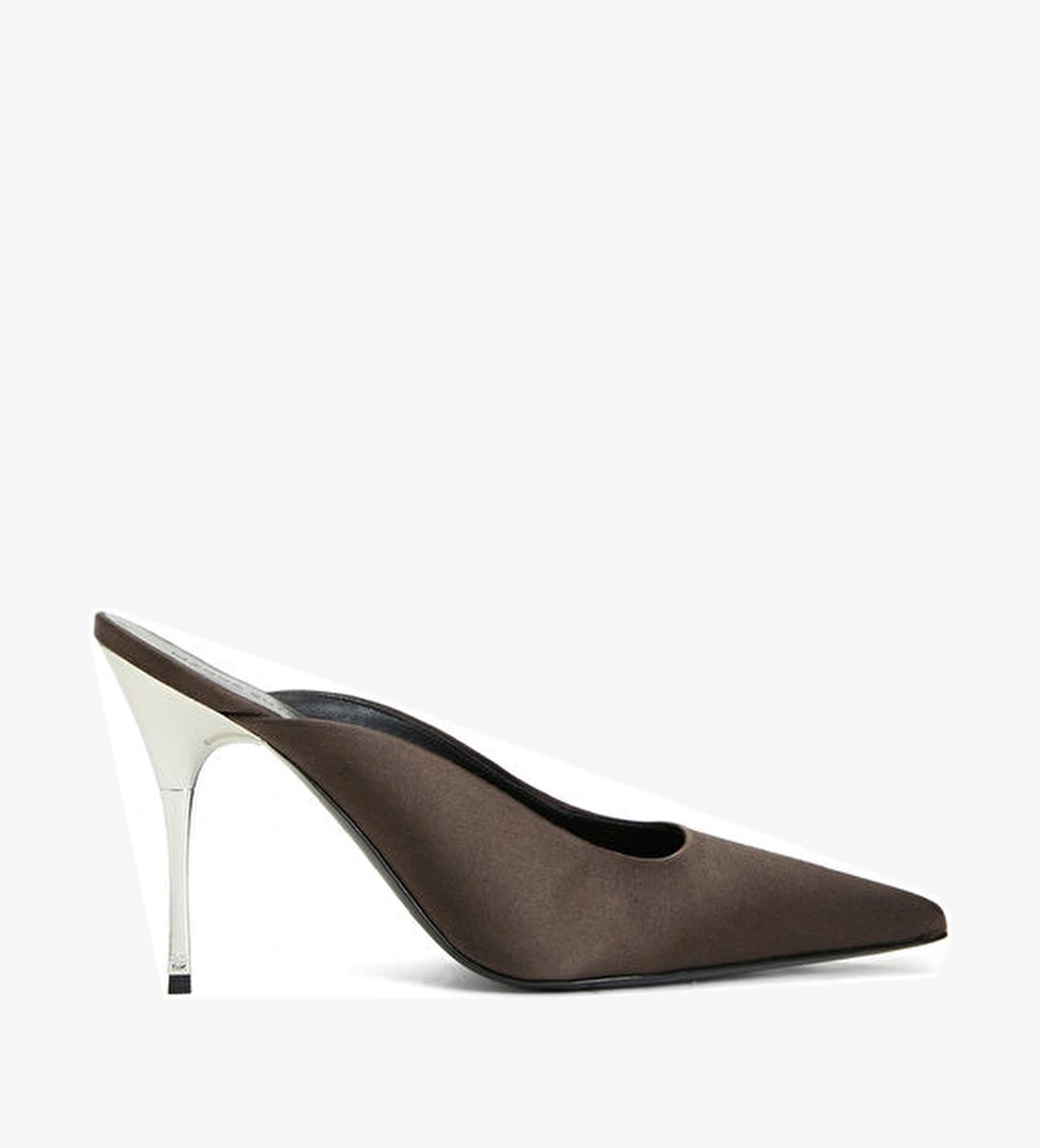 Magda Butrym Kahverengi Kadın İpek Terlik model görseli