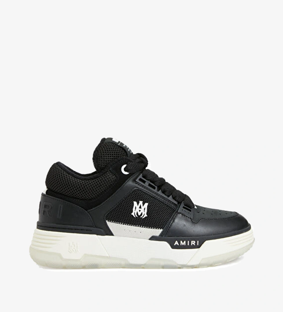 Amiri MA-1 Siyah Erkek Deri Sneaker model görseli