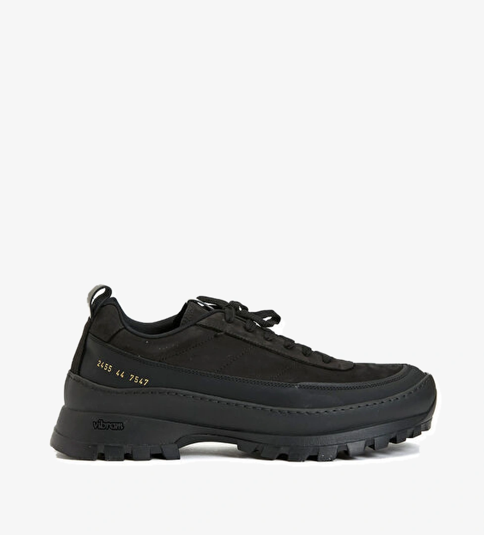 Siyah Erkek Deri Sneaker - Görsel 1