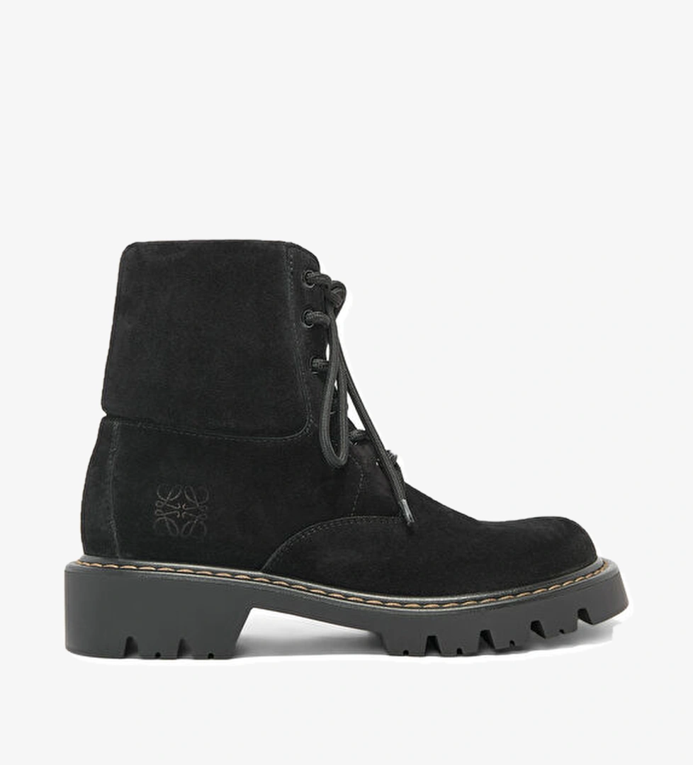 Loewe Sierra Combat Siyah Erkek Süet Bot model görseli