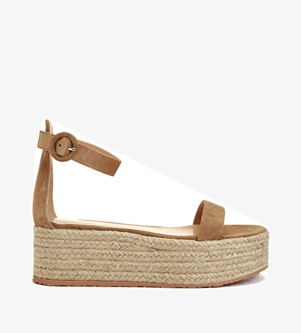 Gianvito Rossi Taba Kadın Süet Espadril model görseli