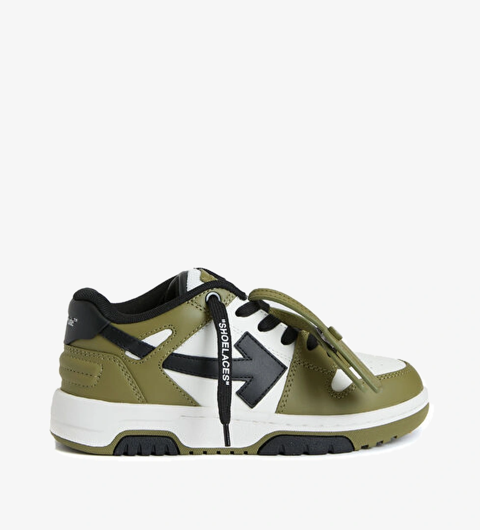 Off-white Out Of Office Beyaz Yeşil Erkek Çocuk Deri Sneaker model görseli