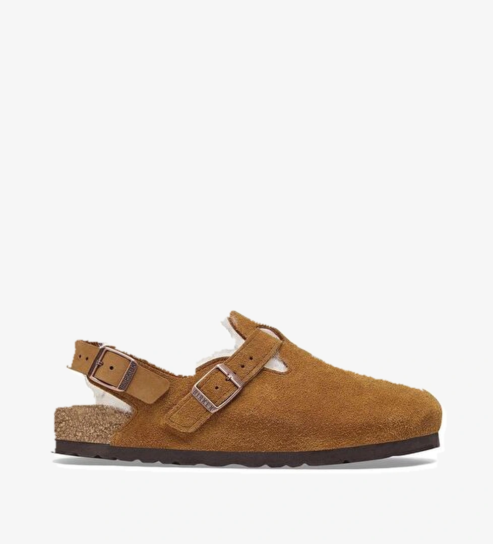 Birkenstock Tokio Taba Kadın Süet Terlik model görseli