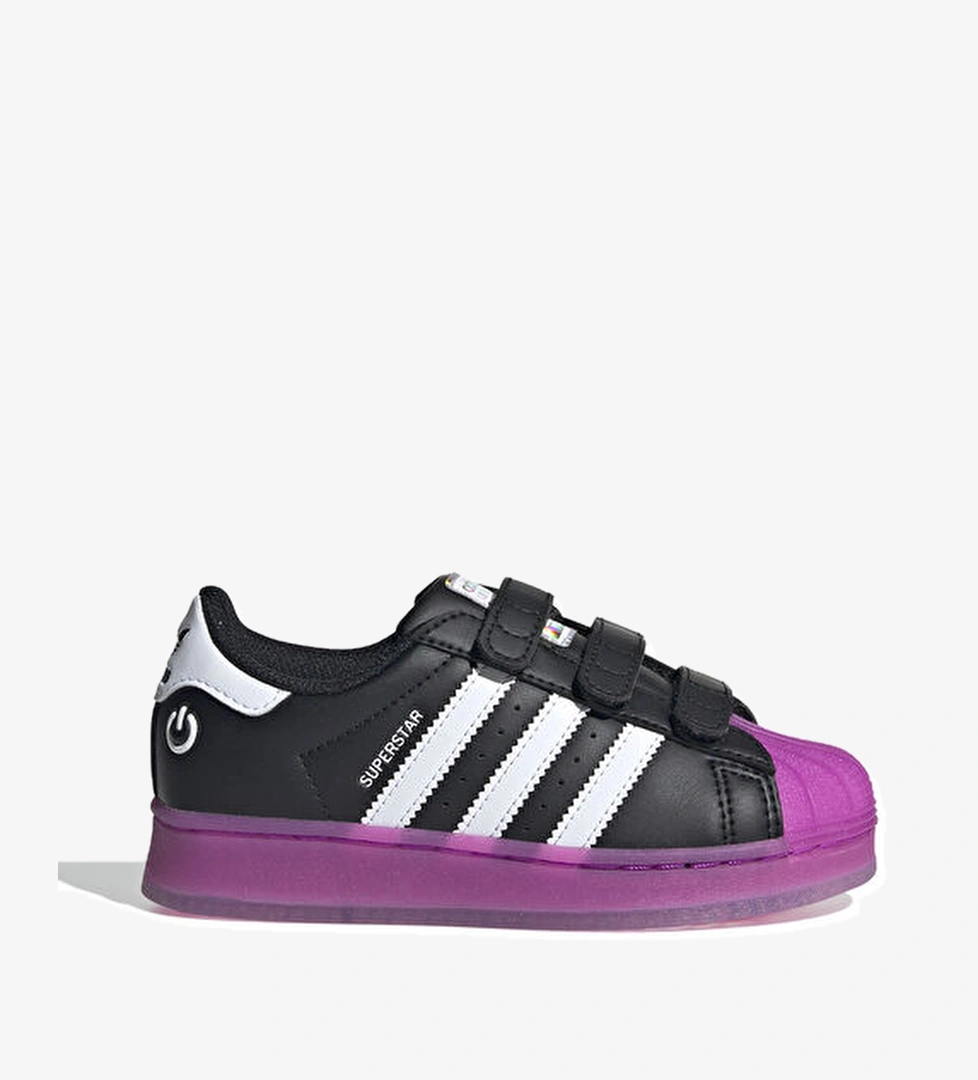 Adidas Adidas Superstar Led Light Siyah Çocuk Deri Sneaker Basketbol Ayakkabıları | Beymen Siyah - 1. görsel