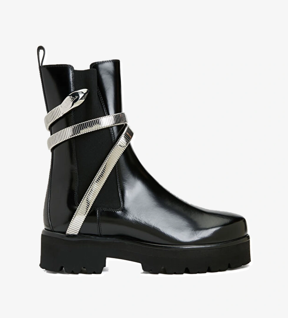 Rene Caovilla Juniper Siyah Kadın Deri Bot model görseli