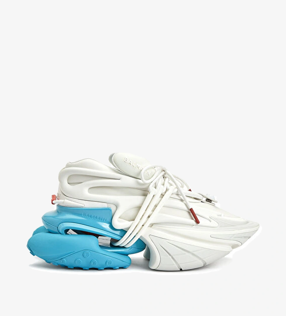 Balmain Unicorn Mavi Beyaz Erkek Sneaker model görseli