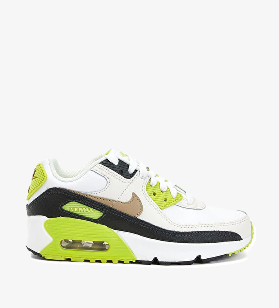 Air Max 90 Çok Renkli Kız Çocuk Deri Sneaker - Görsel 1