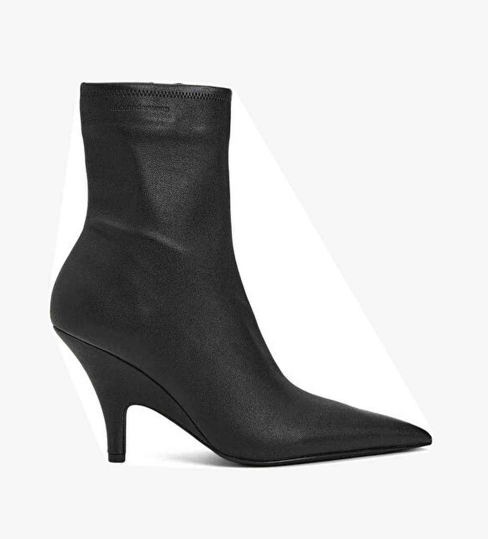 Siyah Kadın Deri Bot - Görsel 1