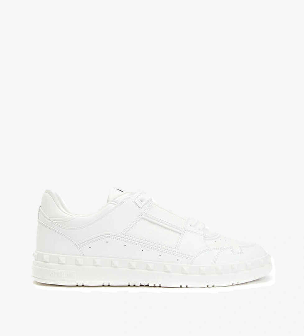 Freedots Beyaz Erkek Deri Sneaker - Görsel 1