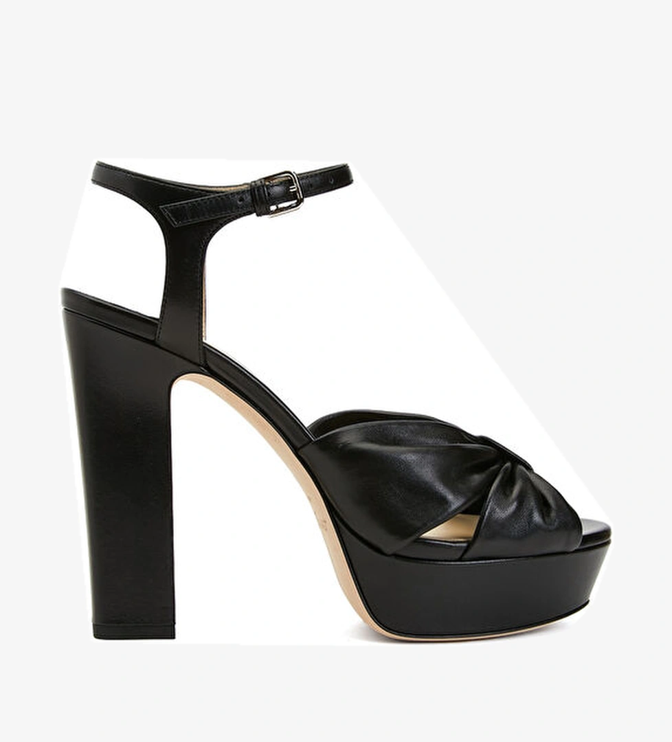 Jimmy Choo Heloise Siyah Kadın Deri Sandalet model görseli