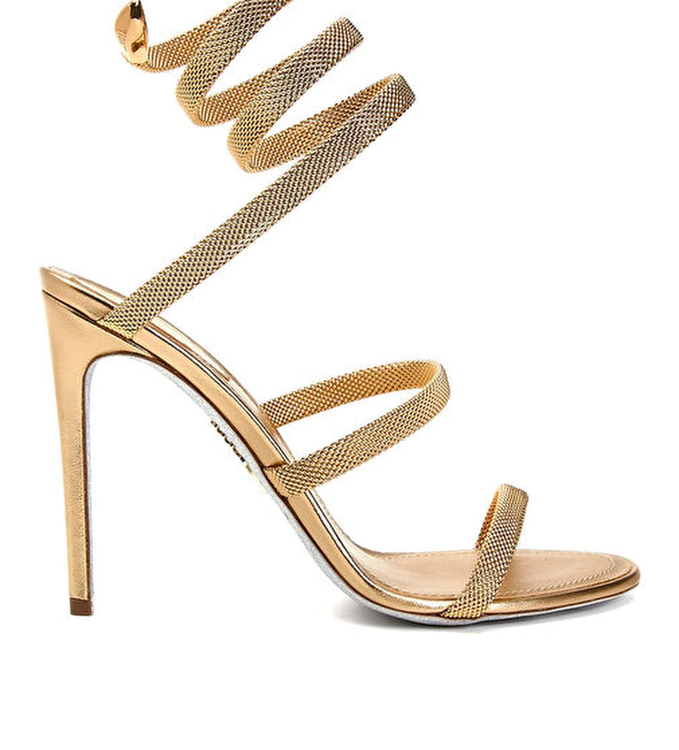 Rene Caovilla Gold Kadın Sandalet model görseli