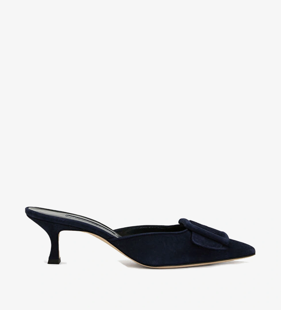 Lacivert Manolo Blahnik Maysale
