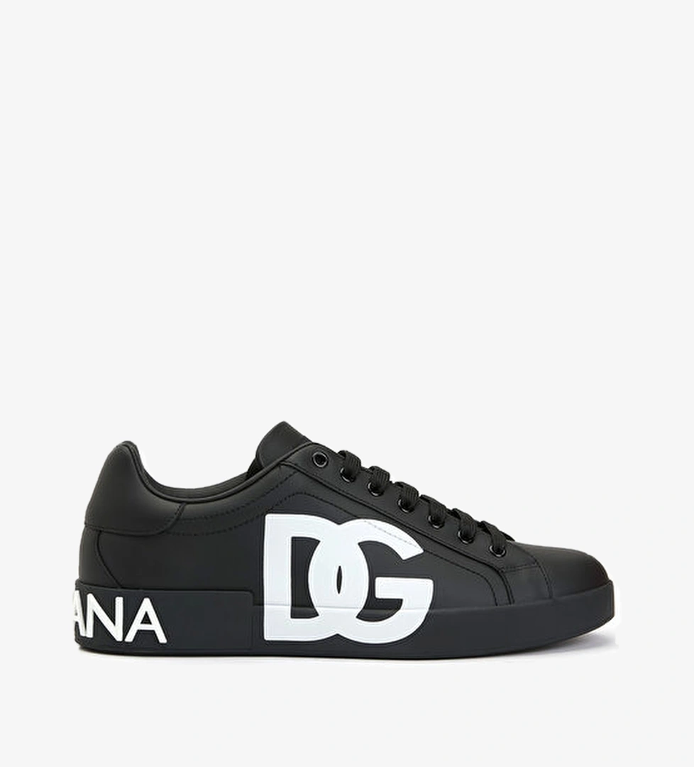 Dolce&gabbana Siyah Erkek Deri Sneaker model görseli