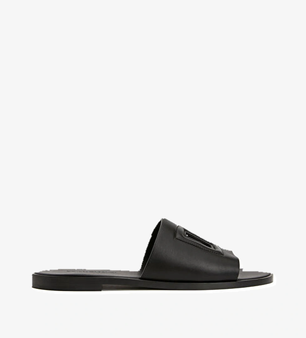 Dolce&gabbana Siyah Erkek Deri Terlik model görseli