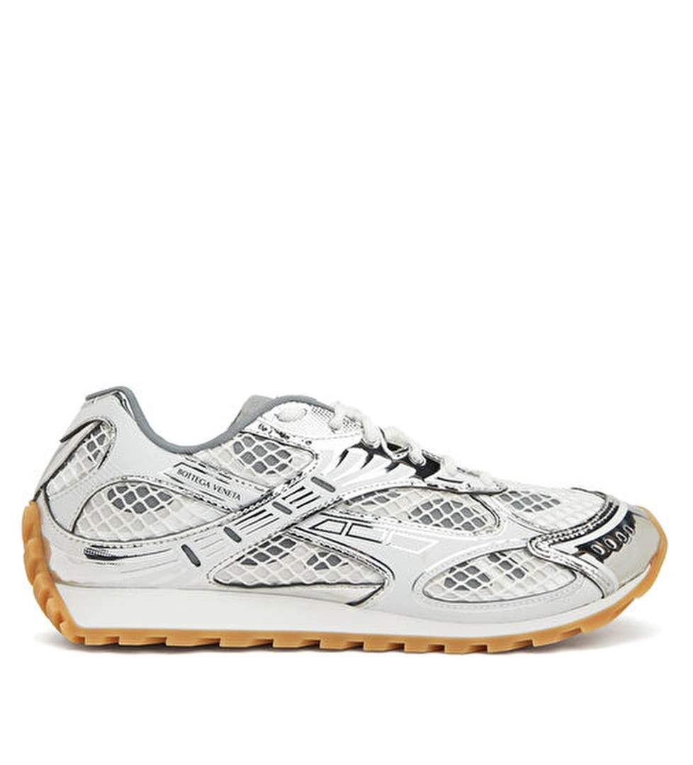 Bottega Veneta Orbit Beyaz Gümüş Erkek Sneaker model görseli