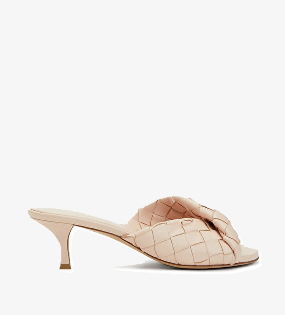 Bottega Veneta Blink Pudra Kadın Deri Terlik model görseli