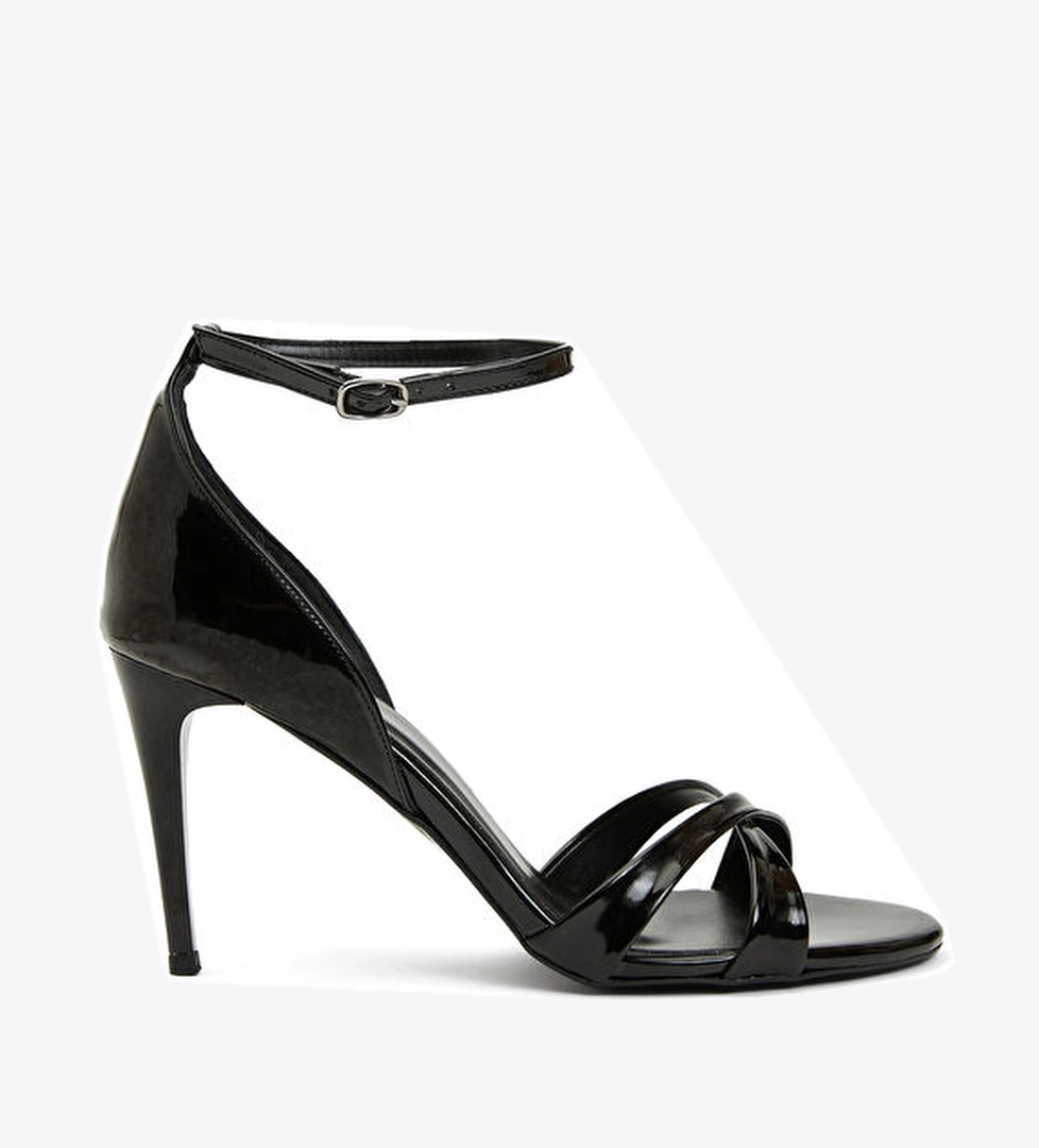 Divarese Divarese Siyah Kadın Deri Sandalet Beymen'de! Siyah - 1. görsel