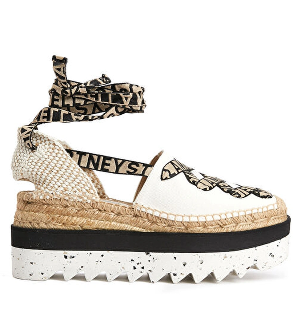 Stella Mccartney Beyaz Organik Pamuk Kadın Espadril model görseli