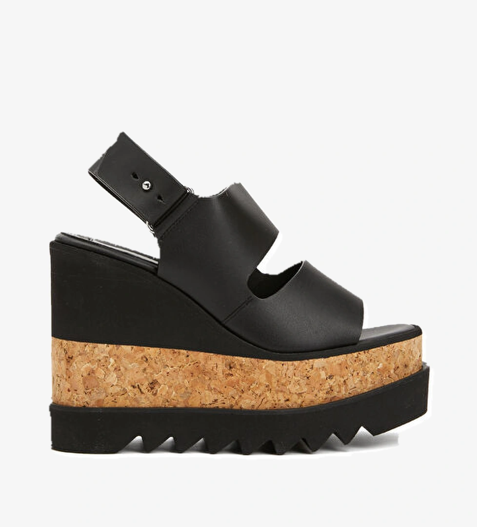 Stella Mccartney Sneak-Elyse Siyah Kadın Sandalet model görseli
