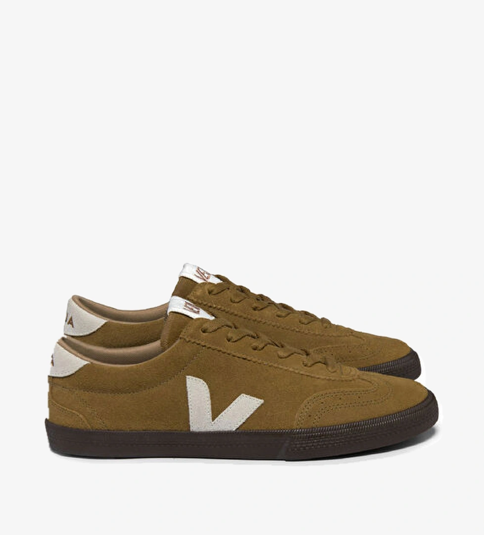 Veja Volley Camel Beyaz Kadın Süet Sneaker model görseli