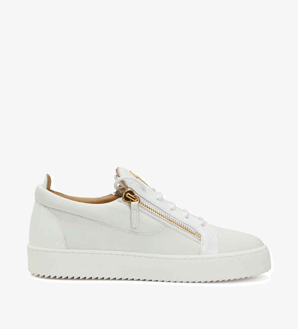 Giuseppe Zanotti Beyaz Erkek Deri Sneaker model görseli