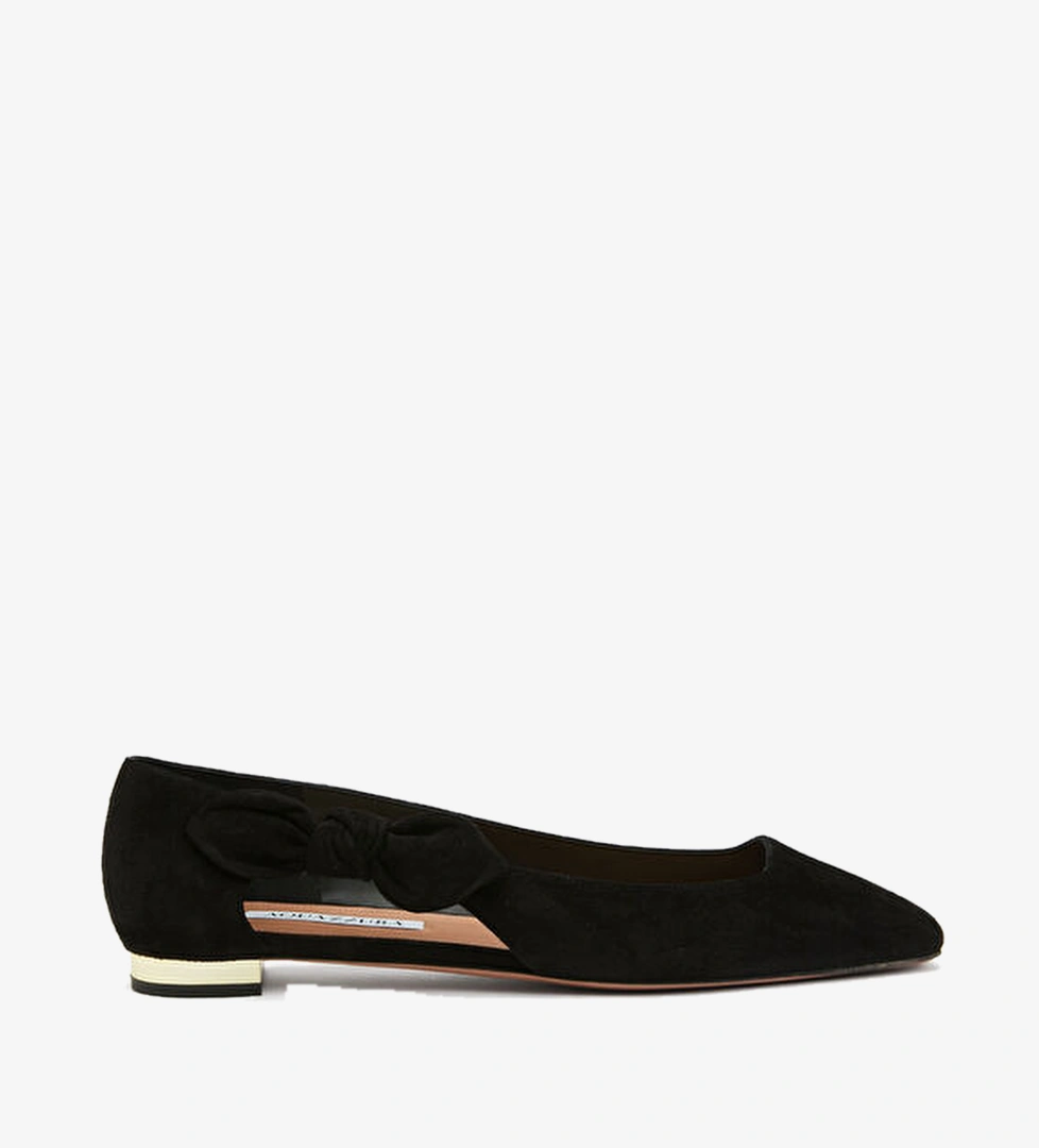 Aquazzura Siyah Aquazzura Very Bow