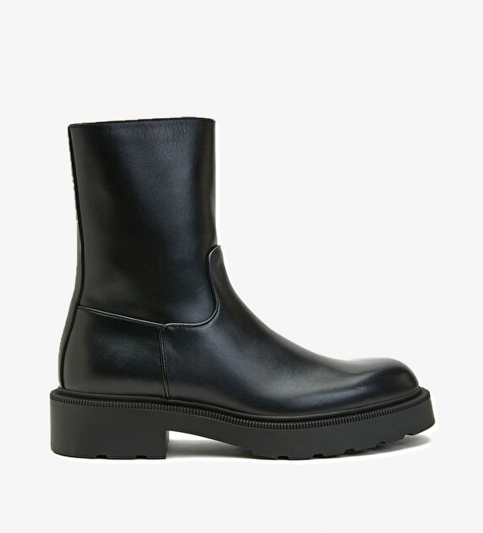 Nobilis Siyah Kadın Deri Bot - Görsel 1