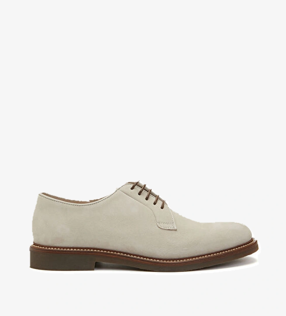 Brunello Cucinelli Bej Erkek Deri Ayakkabı model görseli