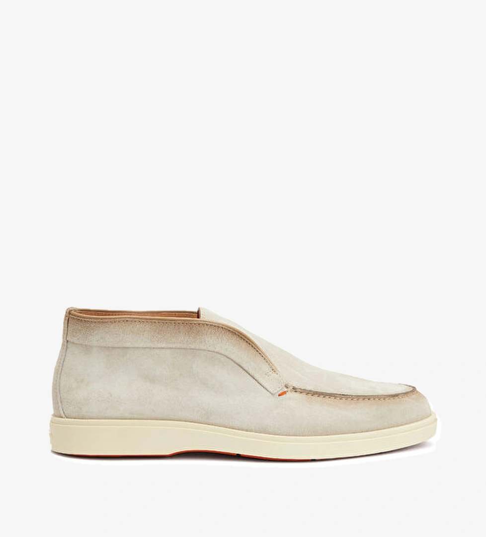 Santoni Detroit Bej Erkek Süet Bot model görseli