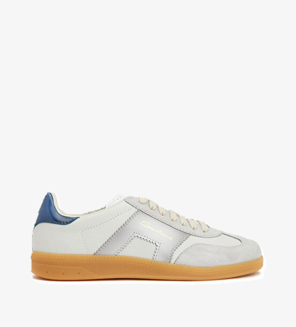 Santoni Sport Santoni Sport Mavi Beyaz Erkek Deri Sneaker Beymen'de! Mavi Beyaz - 1. görsel