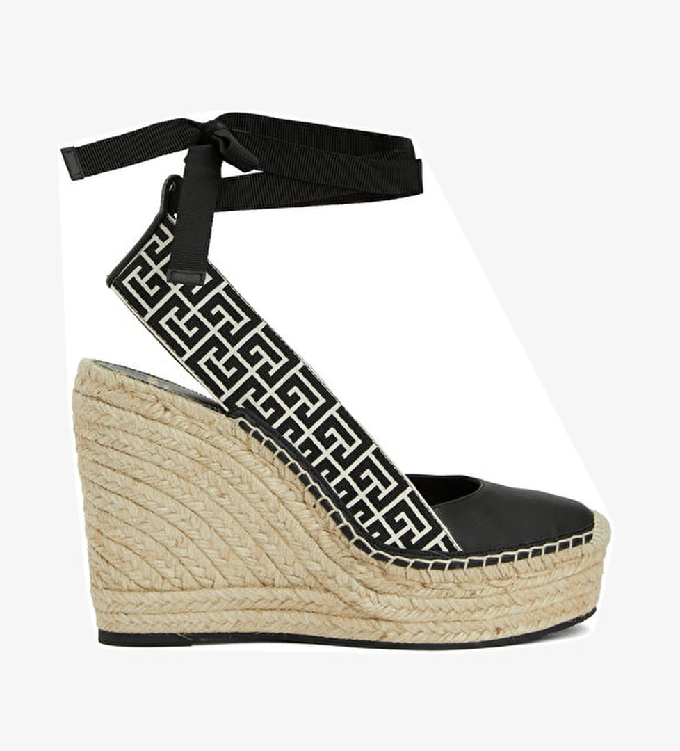Siyah Kadın Espadril - Görsel 1