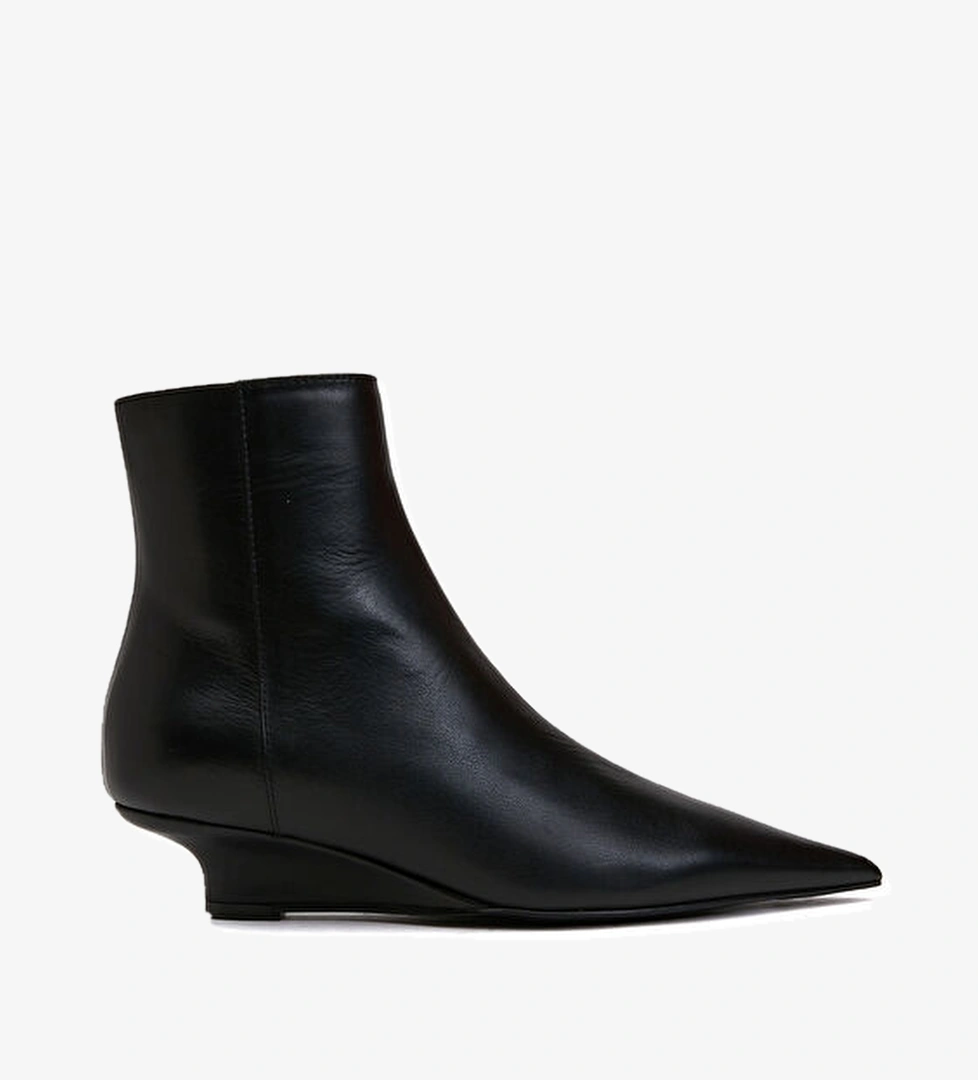 Toteme Siyah Kadın Deri Bot model görseli