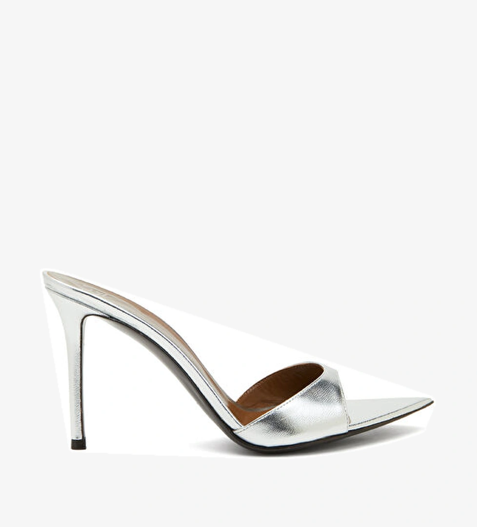 Giuseppe Zanotti Silver Kadın Deri Terlik model görseli