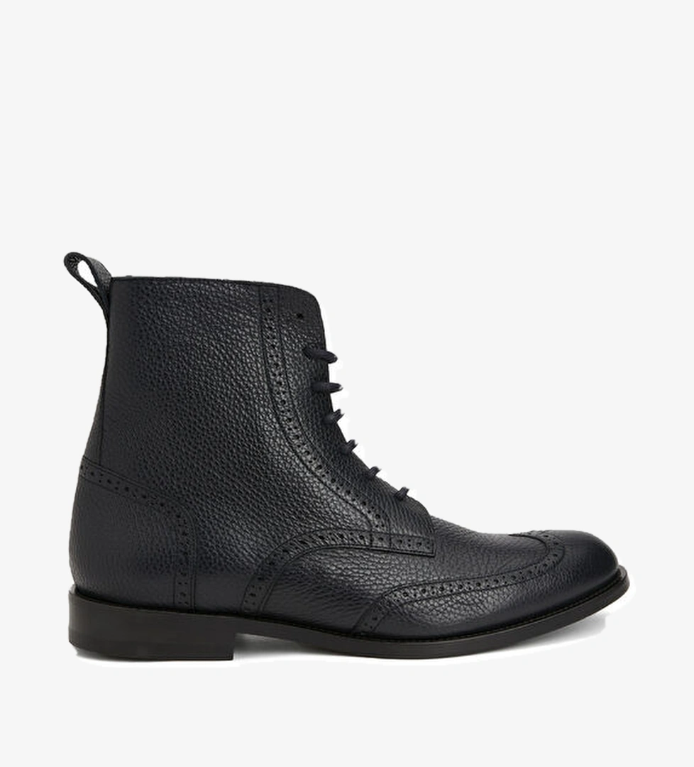 Pal Zileri Lacivert Erkek Deri Bot model görseli