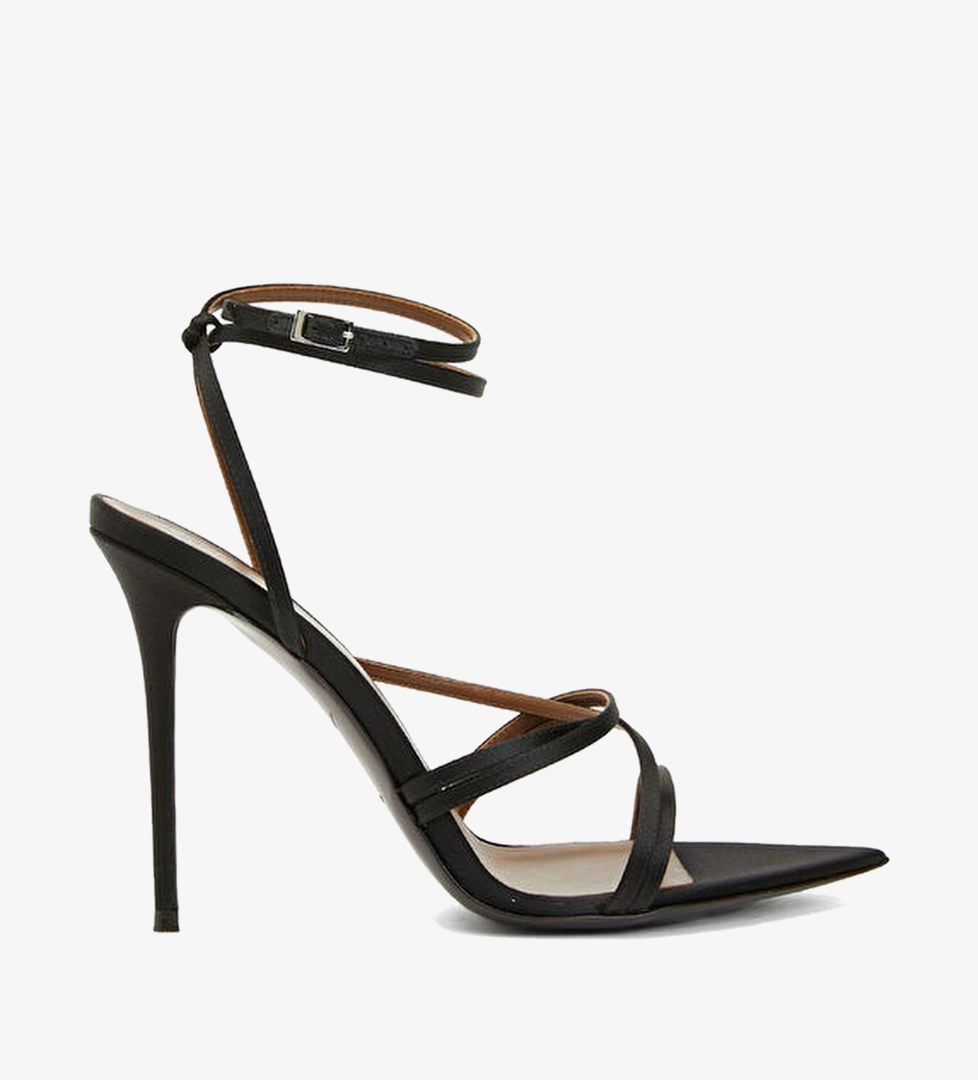 Giuseppe Zanotti Giuseppe Zanotti Siyah Kadın Deri Sandalet Beymen'de! Siyah - 1. görsel