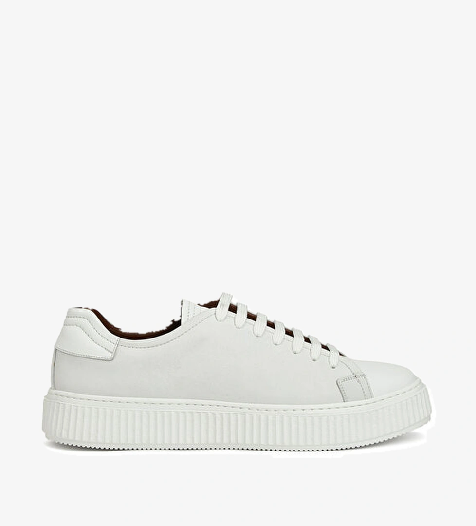 Pal Zileri Beyaz Erkek Deri Sneaker model görseli