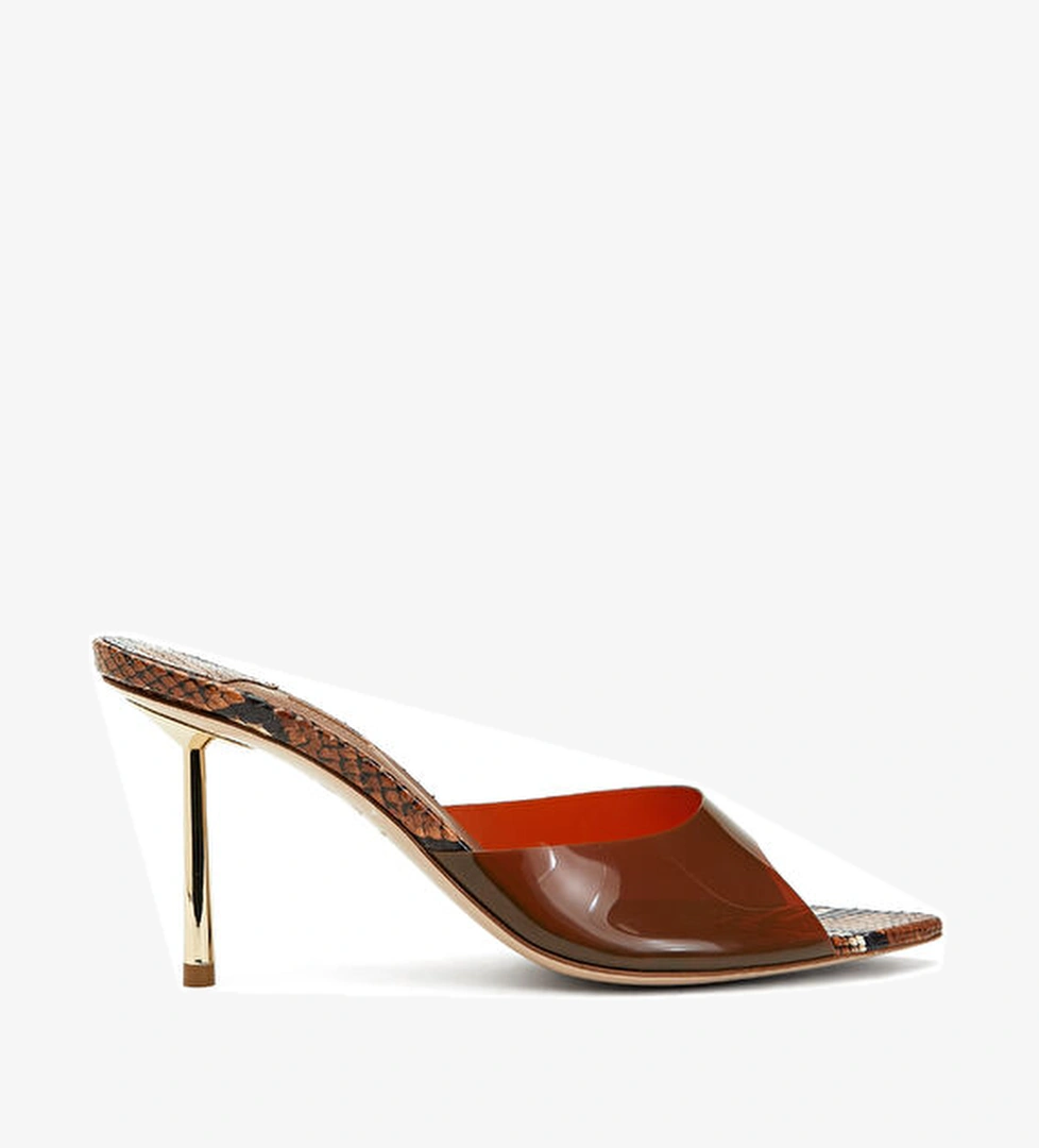 Le Silla Siyah Kahve Kadın Terlik model görseli