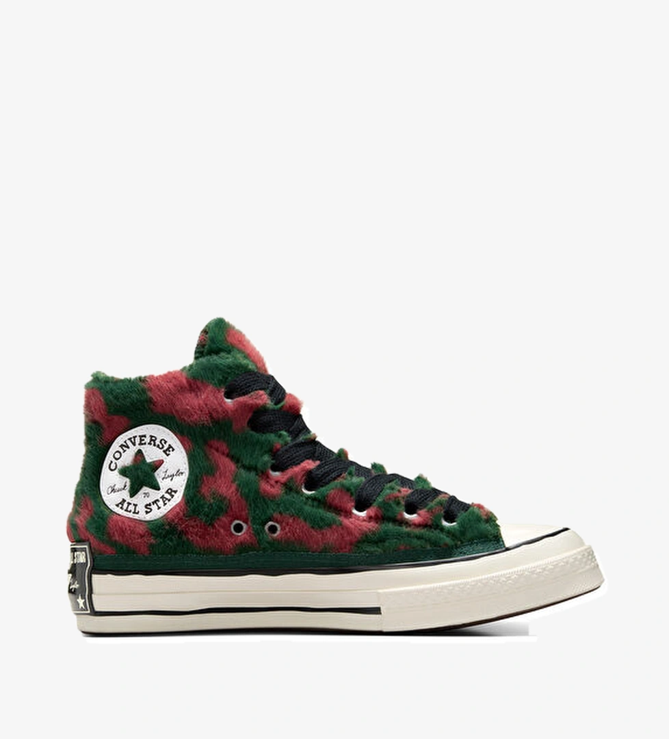 Converse Chuck 70 Hi Koyu Yeşil Erkek Kanvas Sneaker model görseli