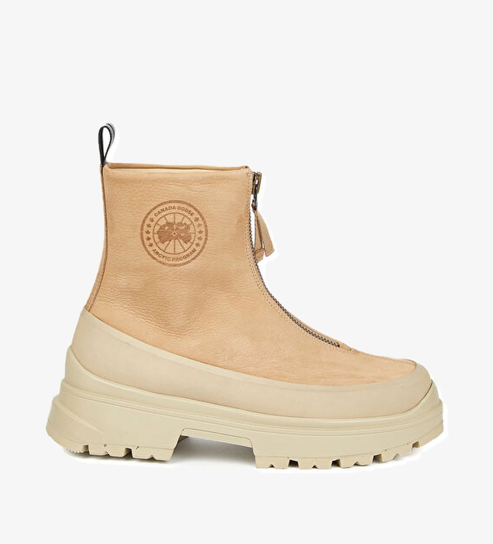 Canada Goose Kya Bej Kadın Deri Kar Botu model görseli