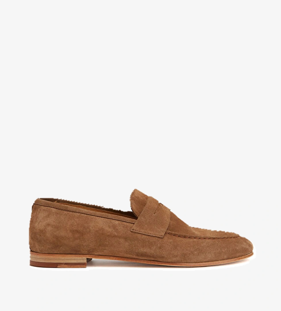 Beymen Collection Tütün Erkek Süet Loafer model görseli