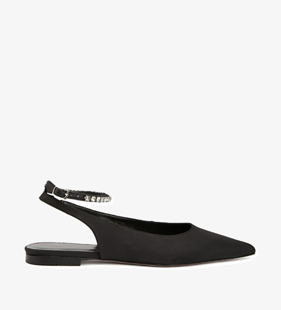 Beymen Collection Siyah Saten Babet model görseli