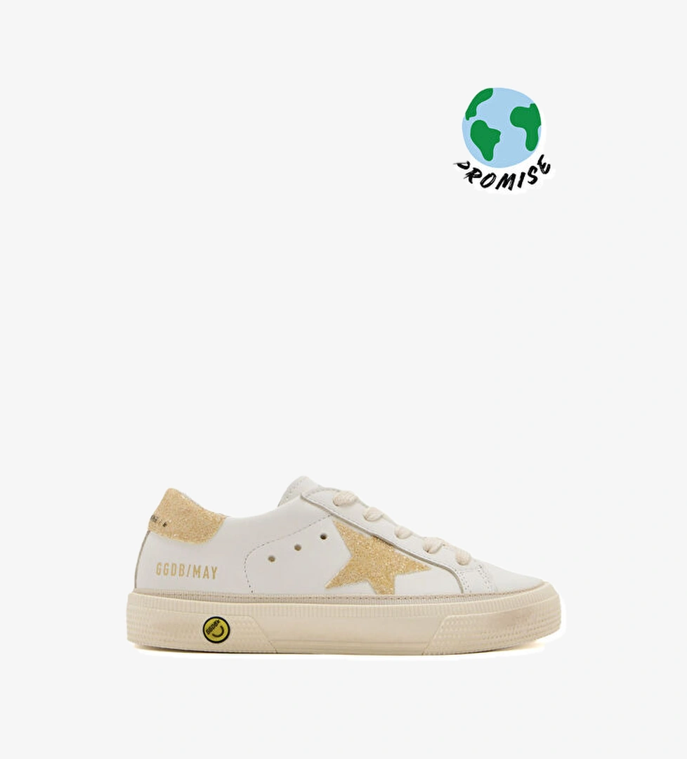 Golden Goose May Gold Kadın Deri Sneaker model görseli