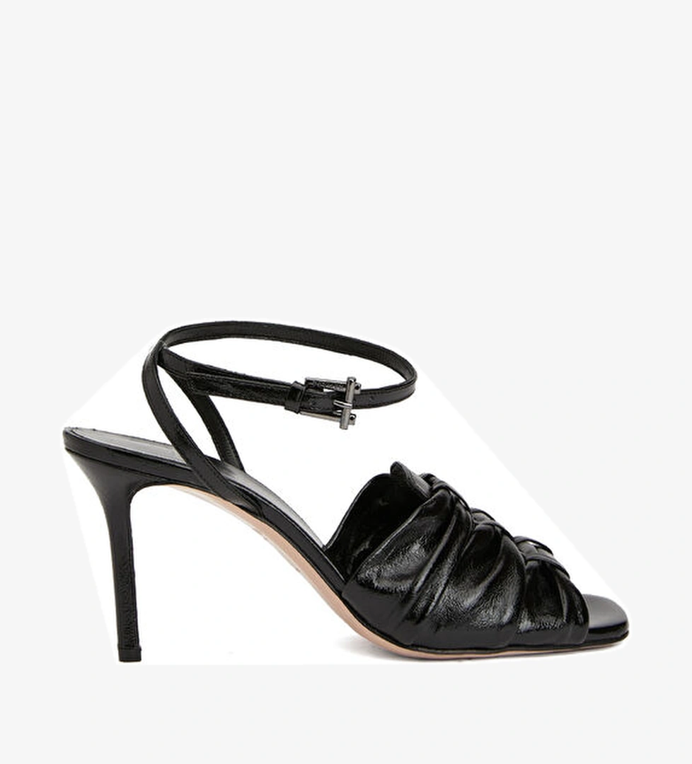 Beymen Collection Siyah Kadın Rugan Sandalet model görseli